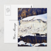 Glacier in Banff Canada Briefkaart (Voorkant / Achterkant)