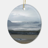 Glacier in het Nationaal Park Vatnajokull - IJslan Keramisch Ornament (Links)
