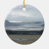 Glacier in het Nationaal Park Vatnajokull - IJslan Keramisch Ornament (Achterkant)