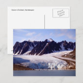 Glacier in Svalbard (Spitsbergen) Briefkaart (Voorkant / Achterkant)