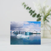 Glacier Lagoon Briefkaart (Staand voorkant)