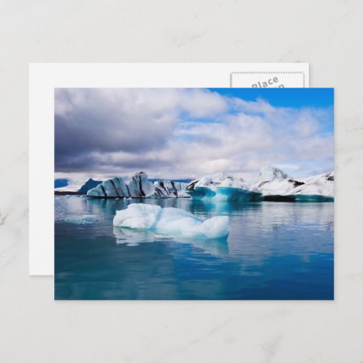 Glacier Lagoon Briefkaart (Voorkant / Achterkant)