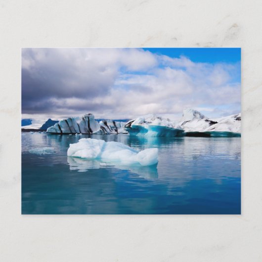 Glacier Lagoon Briefkaart (Voorkant)