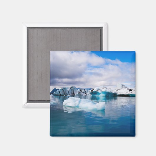 Glacier Lagoon Magneet (Voorkant / Achterkant)