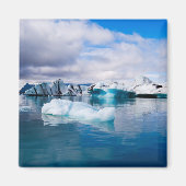 Glacier Lagoon Magneet (Voorkant)