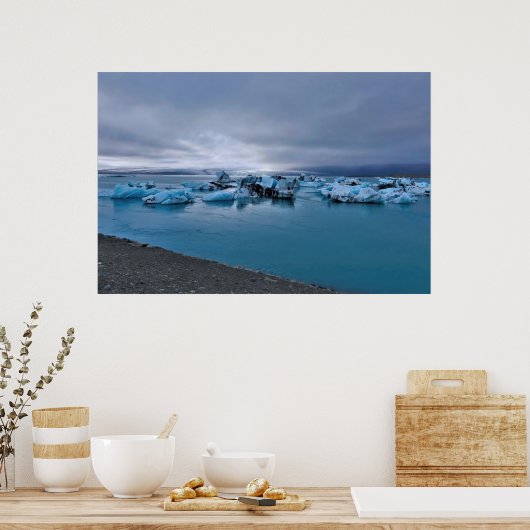Glacier Lagoon Poster (Keuken)