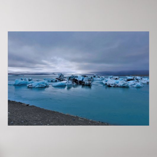 Glacier Lagoon Poster (Voorkant)