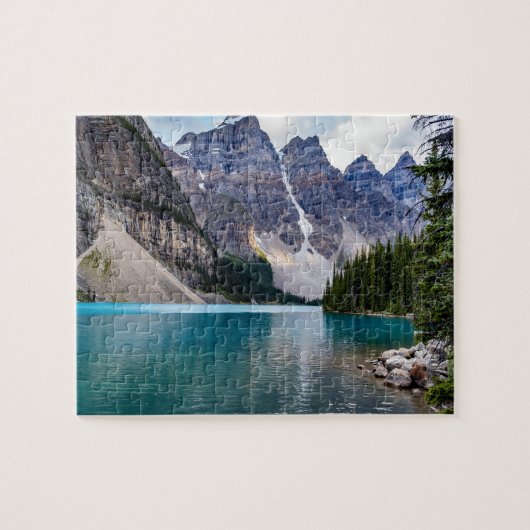 Glacier Lake Mountain Jigzaag Puzzle Legpuzzel (Horizontaal)