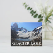 Glacier Lake nabar Mount Fitz Roy Briefkaart (Staand voorkant)