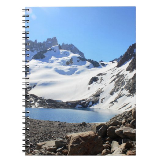 Glacier Lake nabar Mount Fitz Roy Notitieboek (Voorkant)