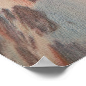  glacier-landschapstekening in de bergen poster (Hoek)