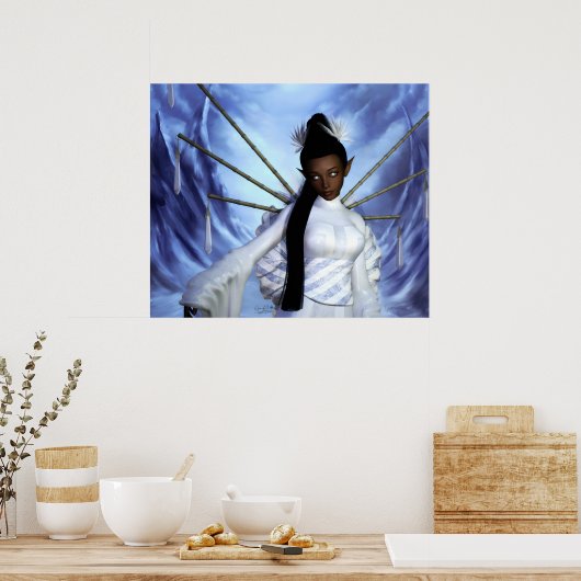 Glacier Mage Poster (Keuken)