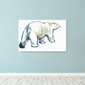 Glacier MInt Canvas Afdruk (Insitu (Houten vloer))