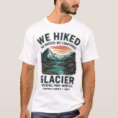 Glacier Montana Custom Family Hiking Shirt (Voorkant)