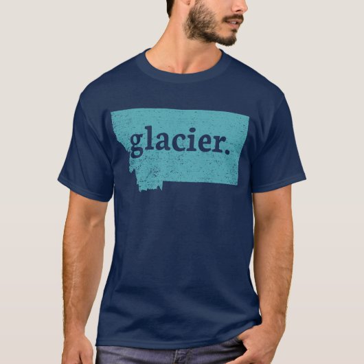 Glacier Montana Glacier Nationaal Park Glacier T-shirt (Voorkant)