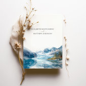 Glacier Mountains Montana Bruiloft Kaart