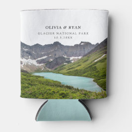 Glacier Nationaal Park Bruiloft Favor Custom Blikjeskoeler