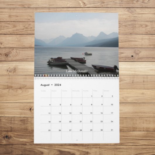 Glacier Nationaal Park Fotografisch Kalender