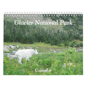 Glacier Nationaal Park Fotografisch Kalender