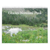 Glacier Nationaal Park Fotografisch Kalender (Hoes)