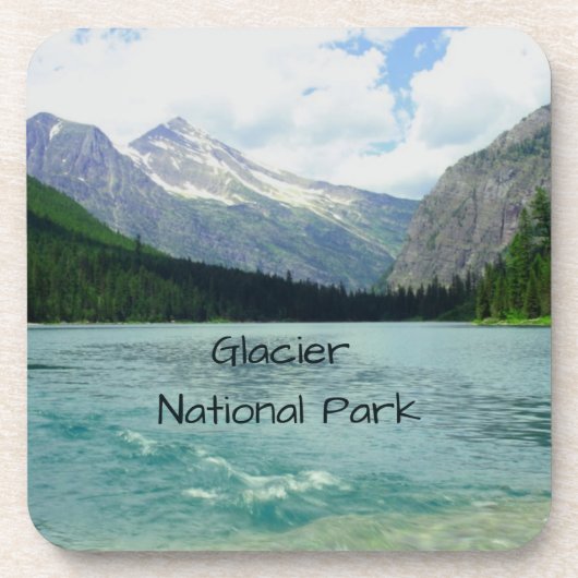 Glacier Nationaal Park Montana Bier Onderzetter (Voorkant)