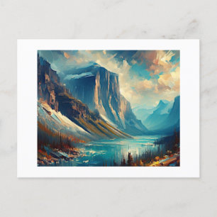 Glacier Nationaal Park Montana Briefkaart