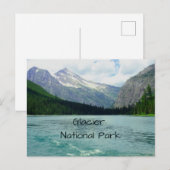 Glacier Nationaal Park Montana Briefkaart (Voorkant / Achterkant)