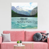 Glacier Nationaal Park Montana Canvas Afdruk (Insitu (Woonkamer))