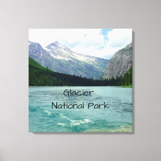 Glacier Nationaal Park Montana Canvas Afdruk (Voorkant)