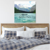 Glacier Nationaal Park Montana Canvas Afdruk (Insitu (Slaapkamer))