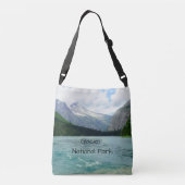 Glacier Nationaal Park Montana Crossbody Tas (Achterkant)