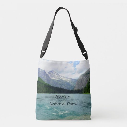 Glacier Nationaal Park Montana Crossbody Tas (Achterkant)
