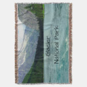 Glacier Nationaal Park Montana Deken (Voorkant Verticaal)