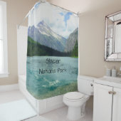 Glacier Nationaal Park Montana Douchegordijn (In situ)