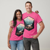 Glacier Nationaal Park Montana Herten Wandelen Cam T-shirt (Unisex)