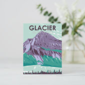 Glacier Nationaal Park Montana Hidden Lake  Briefkaart (Staand voorkant)