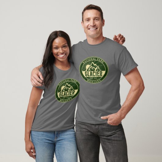 Glacier Nationaal Park Montana Hike T-shirt (Unisex)