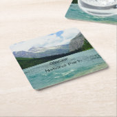 Glacier Nationaal Park Montana Kartonnen Onderzetters (Schuin)