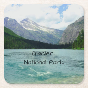 Glacier Nationaal Park Montana Kartonnen Onderzetters