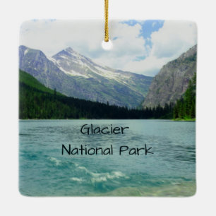 Glacier Nationaal Park Montana Keramisch Ornament