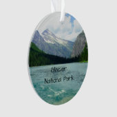 Glacier Nationaal Park Montana Ornament (voorkant)