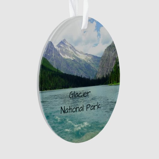 Glacier Nationaal Park Montana Ornament (voorkant)