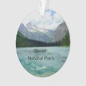 Glacier Nationaal Park Montana Ornament (voorkant)