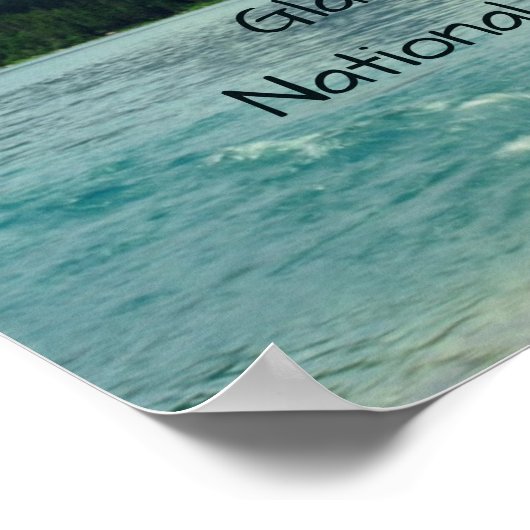 Glacier Nationaal Park Montana Poster (Hoek)