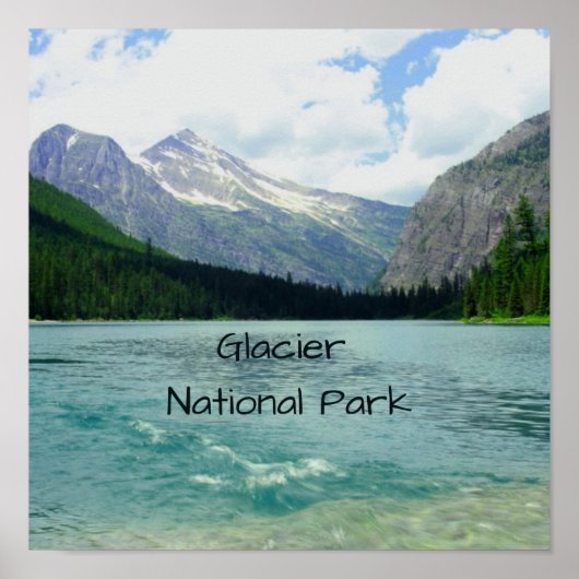 Glacier Nationaal Park Montana Poster (Voorkant)