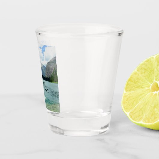 Glacier Nationaal Park Montana Shot Glas (Rechts)