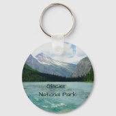 Glacier Nationaal Park Montana Sleutelhanger (Voorkant)