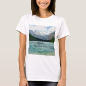 Glacier Nationaal Park Montana T-shirt (Voorkant)