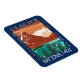 Glacier Nationaal Park Montana  Verstoord Magneet (Rechterzijde)