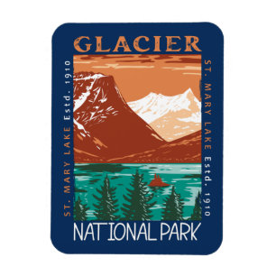 Glacier Nationaal Park Montana  Verstoord Magneet